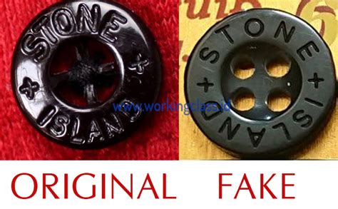fake stone island buttons
